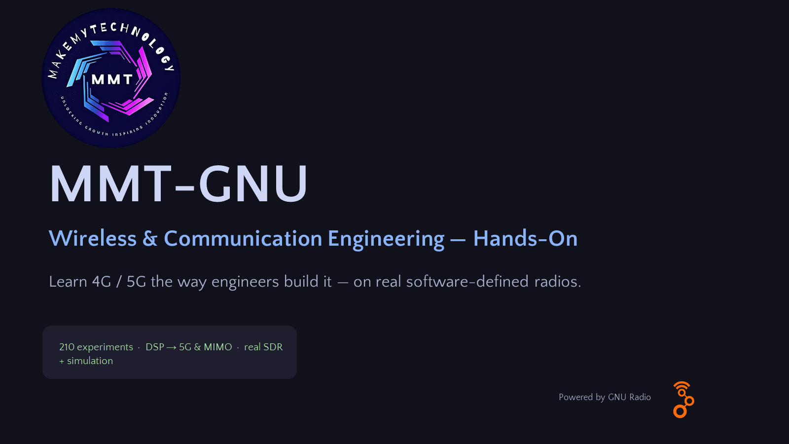 MMT-GNU Kit overview — slide 1 of 12