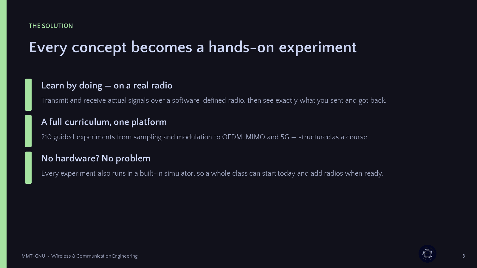 MMT-GNU Kit overview — slide 3 of 12