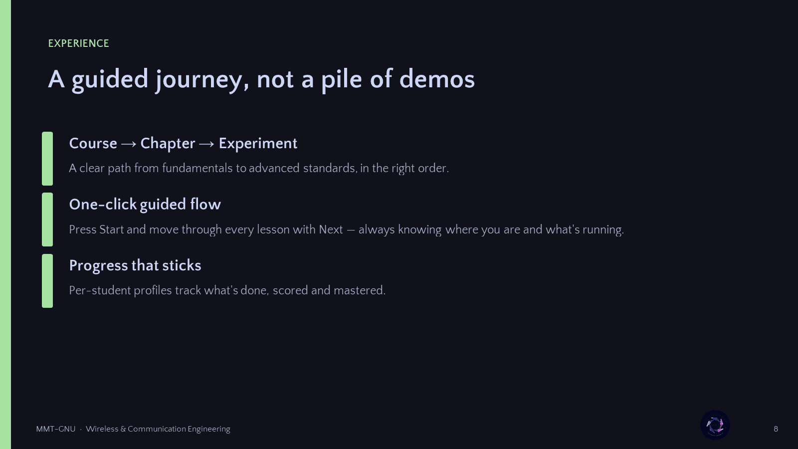 MMT-GNU Kit overview — slide 8 of 12